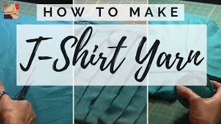 TShirt Yarn  How to make Tshirt yarn [upl. by Grinnell]