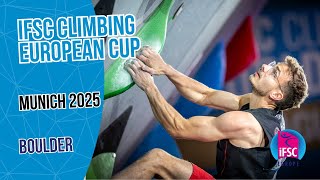 Mens boulder qualification  Munich 2025 [upl. by Ayotal491]