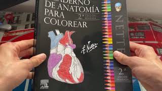 Cuaderno de anatomía para colorear NETTER  Review [upl. by Linehan]