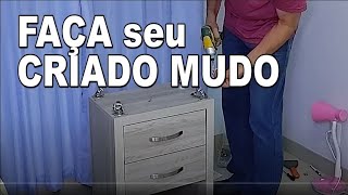 FAÇA seu CRIADO MUDO [upl. by Nodnnarb40]