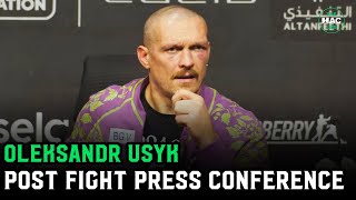 Oleksandr Usyk Theyre blindquot Fury vs Usyk Post Fight Press Conference FULL [upl. by Floridia]