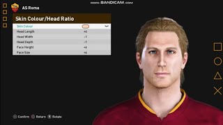 PES 2021 How to create Ola Solbakken 🇳🇴 AS Roma [upl. by Llerrehc]