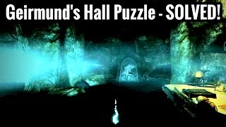 Geirmunds Hall Puzzle SOLVED  Forbidden Legend Quest  Skyrim Remastered [upl. by Robaina724]