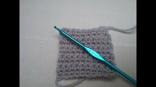 Tuto Comment faire des mailles serrées au crochet [upl. by Maddie]