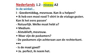 NEDERLANDS voor beginners  VLAAMS  Beginners DUTCH niveau A2  Easy dutch [upl. by Rosalynd]