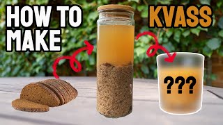 How to make Authentic Russian Kvass Only 3 Ingredients [upl. by Natassia513]