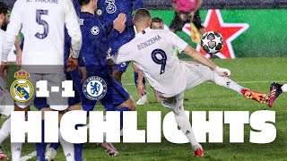 AMAZING Benzema goal  Real Madrid 11 Chelsea  HIGHLIGHTS UCL [upl. by Immot]