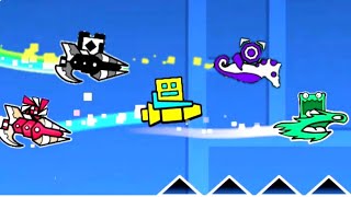 GEOMETRY DASH RACE MODE Multiplayer [upl. by Airol970]