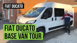 Fiat Ducato Base Van Tour  UK SelfBuild Campervan Conversion [upl. by Estey]