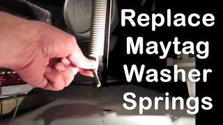 Maytag washer springs replacement [upl. by Nnyltak736]