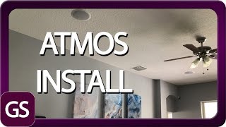 Installing ATMOS Ceiling Speakers And Setup [upl. by Magna]