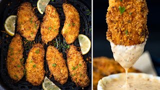 How to make SUPER CRISPY Air Fryer Chicken Tenders [upl. by Ellata]