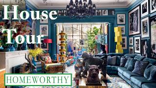 HOUSE TOUR  Inside A Maximalist New York City Townhouse [upl. by Namzaj]