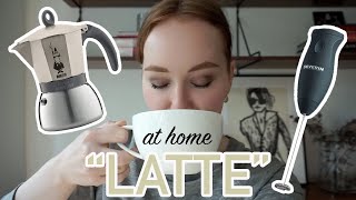 HOW TO MAKE A quotLATTEquot AT HOME moka pot  frother [upl. by Gunther]