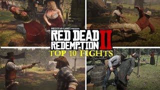 Top 10 Best Campfights in Red Dead Redemption 2 [upl. by Waverly]