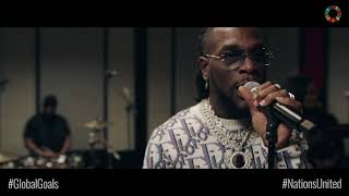 Burna Boy Performs “Level Up”  From Nations United Film [upl. by Nylasej]