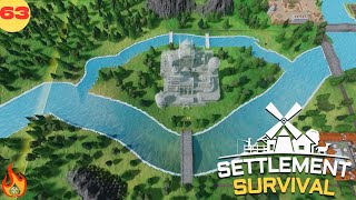 How to Building a Castle  Settlement Survival Part 63 [upl. by Annoif137]