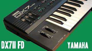 YAMAHA DX7 II FD  GREY MATTER E installed  HQ DEMO [upl. by Akiehsal836]