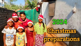 CHRISTMAS 🎄 PREPARATIONS 2024 ODISHA VILLAGE FAMILY [upl. by Schmeltzer]