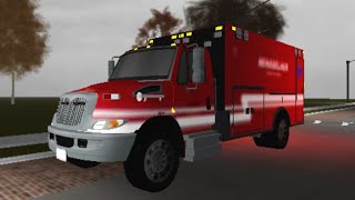 Roblox  Rensselaer County  Ambulance [upl. by Erialcyram]