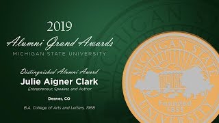 Mrs Julie Aigner Clark  Distinguished Alumni Award Recipient [upl. by Cynara]