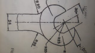 How to constructdraw a spanner  Technical drawing [upl. by Ernesto648]