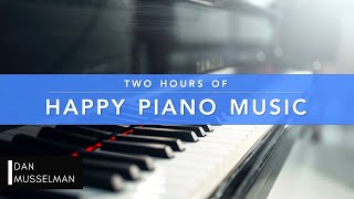 Two Hours of Happy Piano Music 😀 [upl. by Anawqahs861]