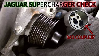 Jaguar Supercharger Check [upl. by Egroeg]