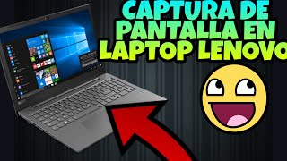 Como hacer una CAPTURA DE PANTALLA en LAPTOP LENOVO 2021 FÁCIL [upl. by Miun629]