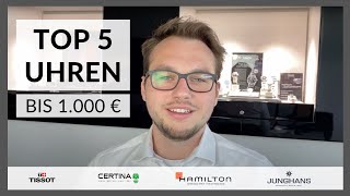 TOP 5 mechanische Uhren unter 1000 EURO April 2020 [upl. by Norym]