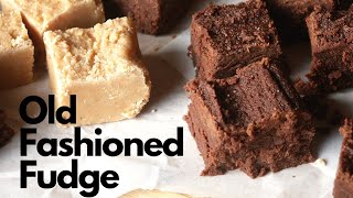 Old Fashioned Fudge traditional recipeno marshmallows [upl. by Aleusnoc]