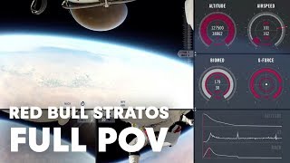 Red Bull Stratos FULL POV  Felix Baumgartners Stratosphere Jump [upl. by Gertruda]