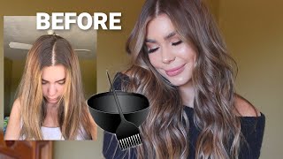 FOILING AND REFRESHING MY BRONDE HAIR COLOR  professional hairstylist tutorial [upl. by Libys52]