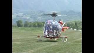 Power off autorotation with the Bell 47 [upl. by Sito]