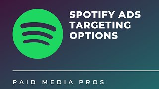 Spotify Ads Targeting Options [upl. by Enorel]