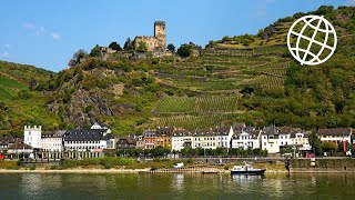 Rhine River Valley Koblenz to Rüdesheim Germany Amazing Places 4K [upl. by Marriott]