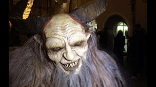 Krampus in der Getreidegasse 2018  Krampusläufe heuer in Salzburg und Österreich [upl. by Aholah696]