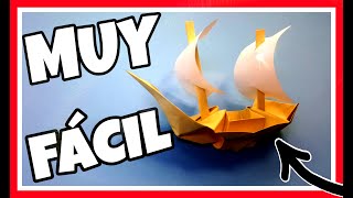 ✅ Como Hacer un Barco PIRATA de papel FACIL Paso a Paso 【ORIGAMI】 [upl. by Bryner345]