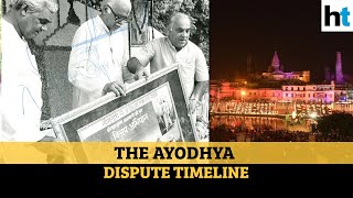 The Ayodhya dispute A detailed timeline from 1528 to 2020 [upl. by Etnomaj]