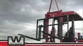 Westendorf Thrifty Lift  3 point forklift attachment [upl. by Nolaf]