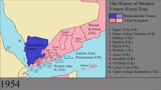 The History of Modern Yemen Every Year [upl. by Wayland966]