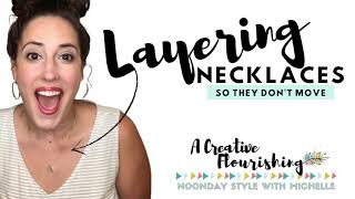 How To Layer Necklaces So They Dont Move [upl. by Erastus]