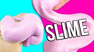 HAZ SLIME ESPONJOSO SIN BORAX  DIY FLUFFY SLIME  Tutoriales Belen [upl. by Millie]