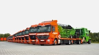 Lkw ReportageMit dem Tieflader durch Europa [upl. by Bradshaw]