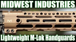 Midwest Industries FDE Lightweight Slim MLOK Handguards [upl. by Hemingway]