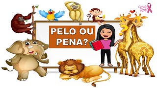 O CORPO DOS ANIMAIS  EDUCAÇÃO INFANTIL [upl. by Huesman]