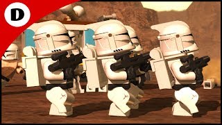 CAPTAIN REX LEADS THE CLONE ARMY  Lego Star Wars III The Clone Wars 3 [upl. by Eahsat11]