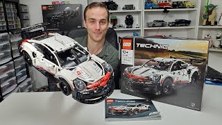 LEGO Technic Porsche 911 RSR Review [upl. by Nerwal]