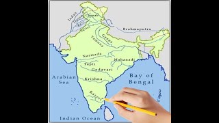 Class 10 Geography  Lesson 1 Map  Part 3  Rivers of India  Samacheer Social Science [upl. by Asselam]