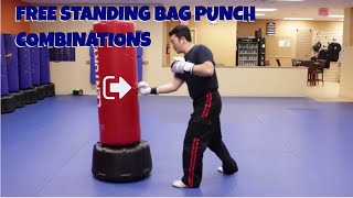 Freestanding Bag Punch Combinations [upl. by Ratna]